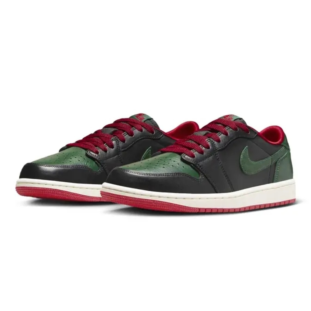 Air Jordan 1 Low OG Black Gorge Green Women’s Size 8 | New No Box + Extra Laces